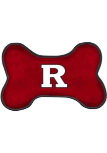 Red Rutgers Scarlet Knights 8 Inch Squeak Bone Pet Toy