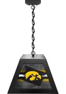 Black Iowa Hawkeyes Pendant Pool Table