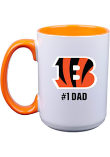 Cincinnati Bengals Dad 15oz Ceramic Mug - White