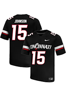 Jamari Johnson  Nike Cincinnati Bearcats Black Football NIL Name And Number Football Jersey