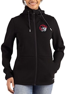 Cutter and Buck Winston-Salem State University Womens Black Epic Comfort Full Zip Light Weight Jac..