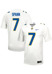 Deuce Spann  Mens White Pitt Panthers NIL Football Jersey