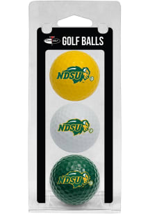 North Dakota State Bison 3 Pack Golf Balls