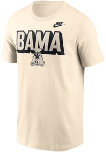 Nike Alabama Crimson Tide Natural Cotton Short Sleeve T Shirt