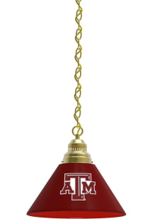 Texas A&amp;M Aggies Single Gold Billiard Lamp
