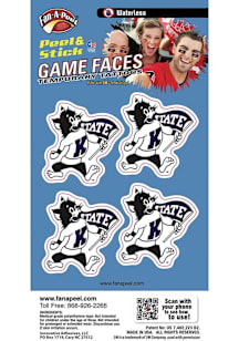 Purple K-State Wildcats 4pk Waterless Tattoo