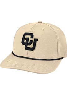 Colorado Buffaloes Mens Natural Back Nine Stretch Fit Wordmark Flex Hat