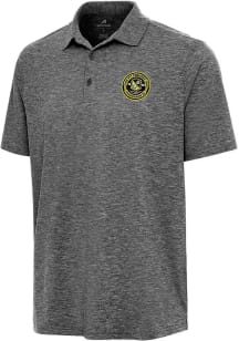 Antigua Pittsburgh Riverhounds SC Mens Black Par 3 Short Sleeve Polo
