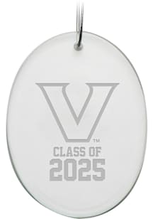 Vanderbilt Commodores Class of 2025 Oval Ornament - White