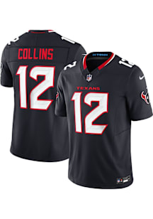Nico Collins Nike Houston Texans Mens Navy Blue Home Limited Football Jersey