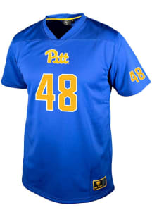 Matthew Amofa Genuine Collective Mens Blue Pitt Panthers NIL Football Jersey