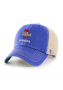 47 Blue Tulsa Golden Hurricane Grandpa Trawler Adjustable Hat