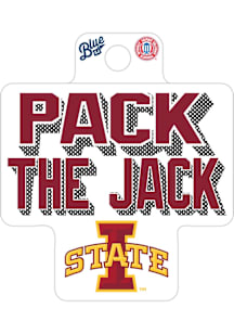 Iowa State Cyclones Cool College Stickers - Yellow