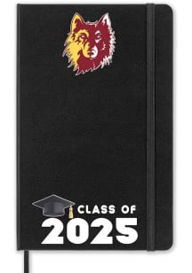Northern State Wolves Class of 25 team logo Notebook and Folder - Black
