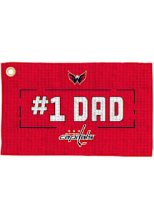 Washington Capitals #1 Dad Waffle Golf Towel