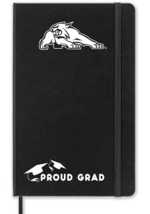 New Hampshire Wildcats Proud Grad team logo Notebook and Folder - Black