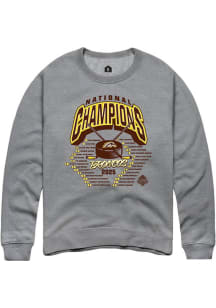 Western Michigan Broncos Mens Grey NIL 2025 National Champions Full Roster Player Crew