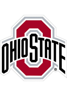 Red Ohio State Buckeyes 8 inch Car Magnet