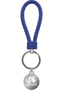 Blue Drexel Dragons Team Logo Keychain