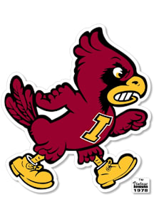 Iowa State Cyclones 2" Walking Cy Stickers - Cardinal