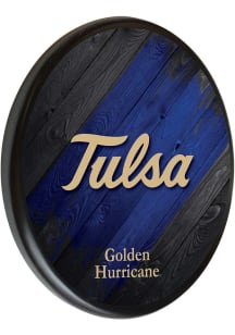 Black Tulsa Golden Hurricane Printed Sign