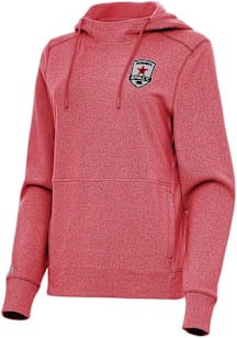 Antigua Sacramento Republic FC Womens Red Justice Hooded Sweatshirt
