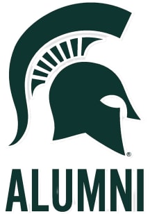 Green Michigan State Spartans Alumni Decal