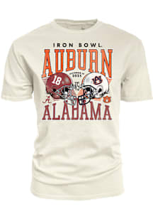 Blue 84 Auburn Tigers Ivory Football Iron Bowl vs Alabama Short Sleeve T Shirt