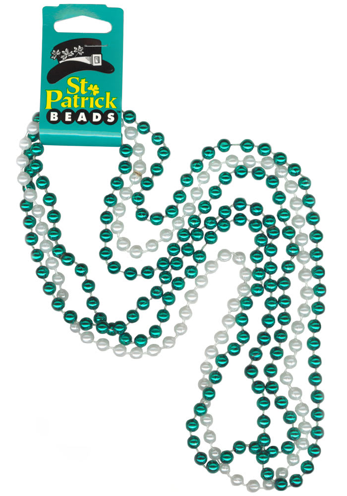 3-Pack Green and White Spirit Necklace