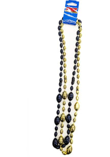 Local Gear 2pk Dark Blue and Gold Football Spirit Necklace