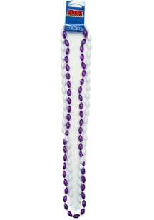 Local Gear 2pk Purple and White Old Football Spirit Necklace