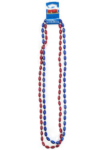 Local Gear 2pk Blue and Red Old Football Spirit Necklace