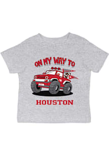 Vive La Fete Houston Cougars Infant On My Way Short Sleeve T-Shirt Grey