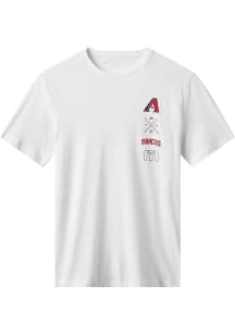 Travis Mathew Arizona Diamondbacks White Sunset Slam Short Sleeve Fashion T Shirt