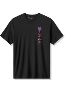 Travis Mathew New York Mets Black Sunset Slam Short Sleeve Fashion T Shirt