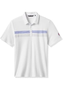 Travis Mathew Chicago Cubs Mens White Top Recruit Short Sleeve Fashion Polo