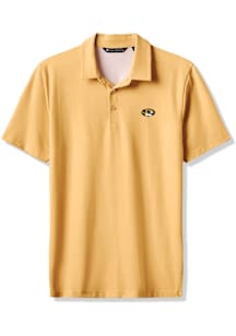 Travis Mathew Missouri Tigers Mens Gold Heater Short Sleeve Fashion Polo