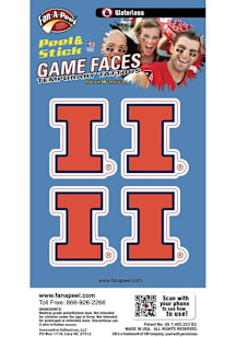 Illinois Fighting Illini 4pk Waterless Tattoo