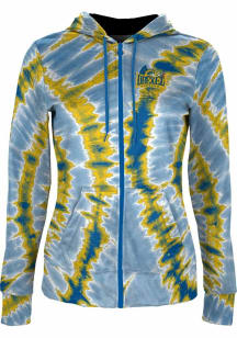Womens Drexel Dragons Navy Blue ProSphere Tie Dye Light Weight Jacket