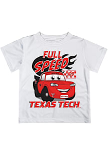 Vive La Fete Texas Tech Red Raiders Infant Full Speed Short Sleeve T-Shirt White