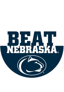 Navy Blue Penn State Nittany Lions BEAT Nebraska 3&quot; Button