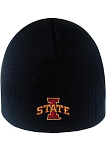 LogoFit Iowa State Cyclones Black Everest Beanie Mens Knit Hat