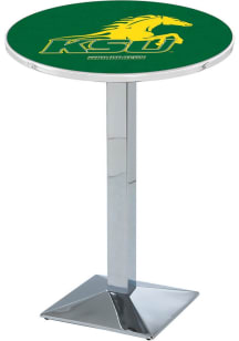 Kentucky State University Chrome Square Base Pub Table
