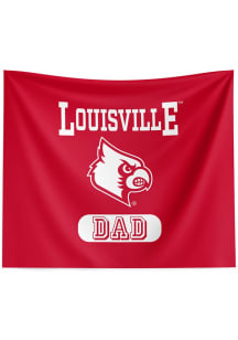 Louisville Cardinals Dad 34x40 Tapestry Blanket