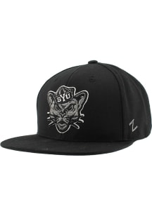 BYU Cougars Black Z11 Mens Snapback Hat