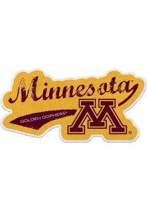 Maroon Minnesota Golden Gophers Distressed Team Logo Pennant