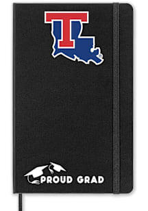 Louisiana Tech Bulldogs Proud Grad team logo Notebook and Folder - Black