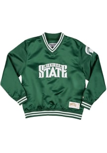 Mens Michigan State Spartans Green Homefield Campus Classic Pullover Jackets