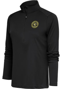 Antigua Pittsburgh Riverhounds SC Womens Dark Grey Tribute Qtr Zip