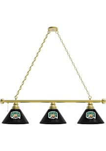 Ohio Bobcats 3 Shade Gold Billiard Lamp